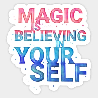 Believe in yourself Sticker